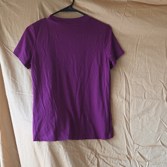 Nike Women's Short Sleeve Tee in Purple - Picture 3 of 4